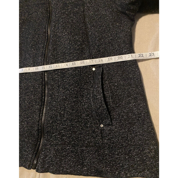 1 Madison Expedition Jacket Womens Large Black/Grey Sherpa Lined Hooded Coat - Picture 12 of 15